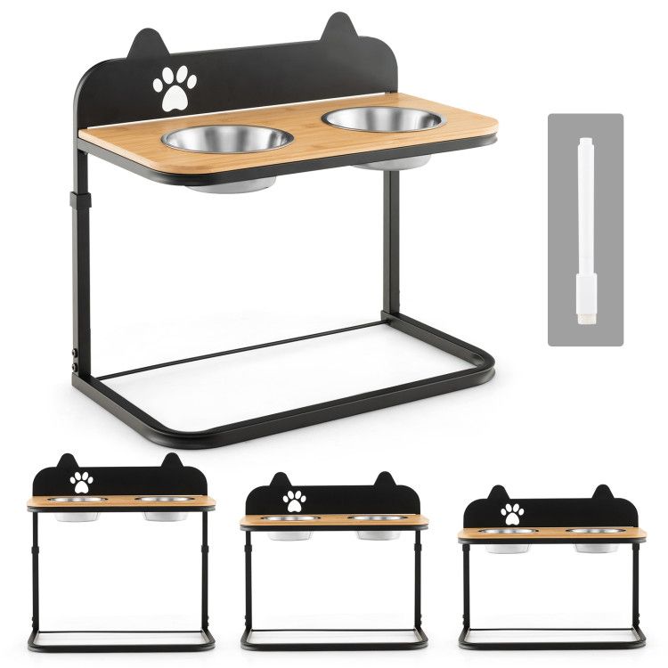 Elevate Your Dog's Dining Experience with an Adjustable Stand