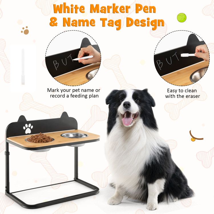 Elevate Your Dog's Dining Experience with an Adjustable Stand