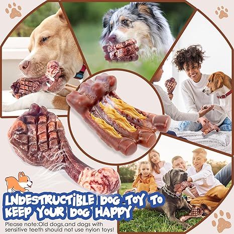 everyday Dog Chew Toys 2 Pack for Aggressive Chewers - Large