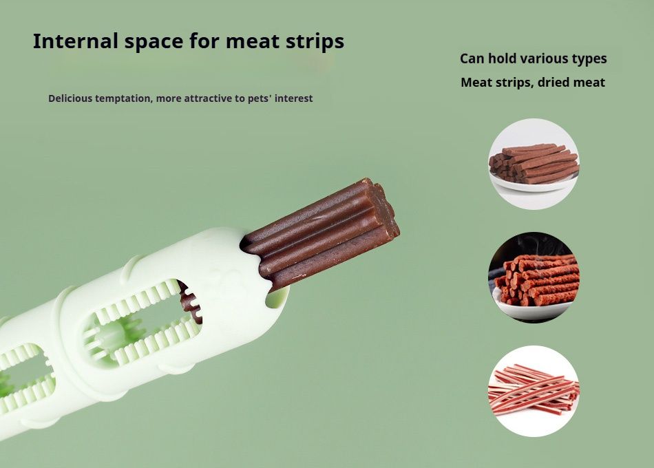 Make Teeth Brushing Fun with Our Sausage Chew Toy