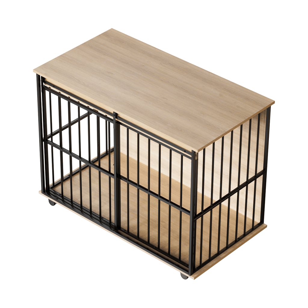 Spacious furniture-style Dog Crate Furniture for Large Breeds