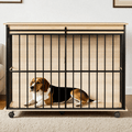Spacious furniture-style Dog Crate Furniture for Large Breeds