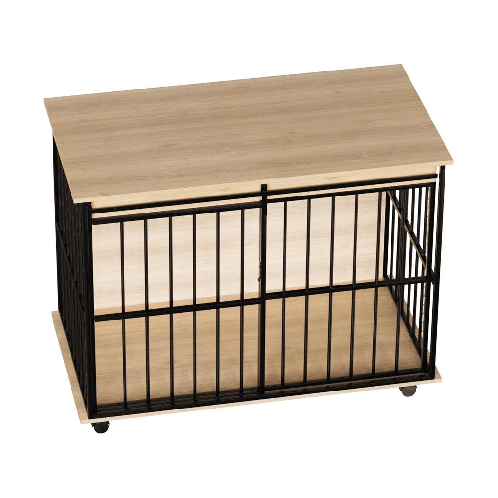 Spacious furniture-style Dog Crate Furniture for Large Breeds