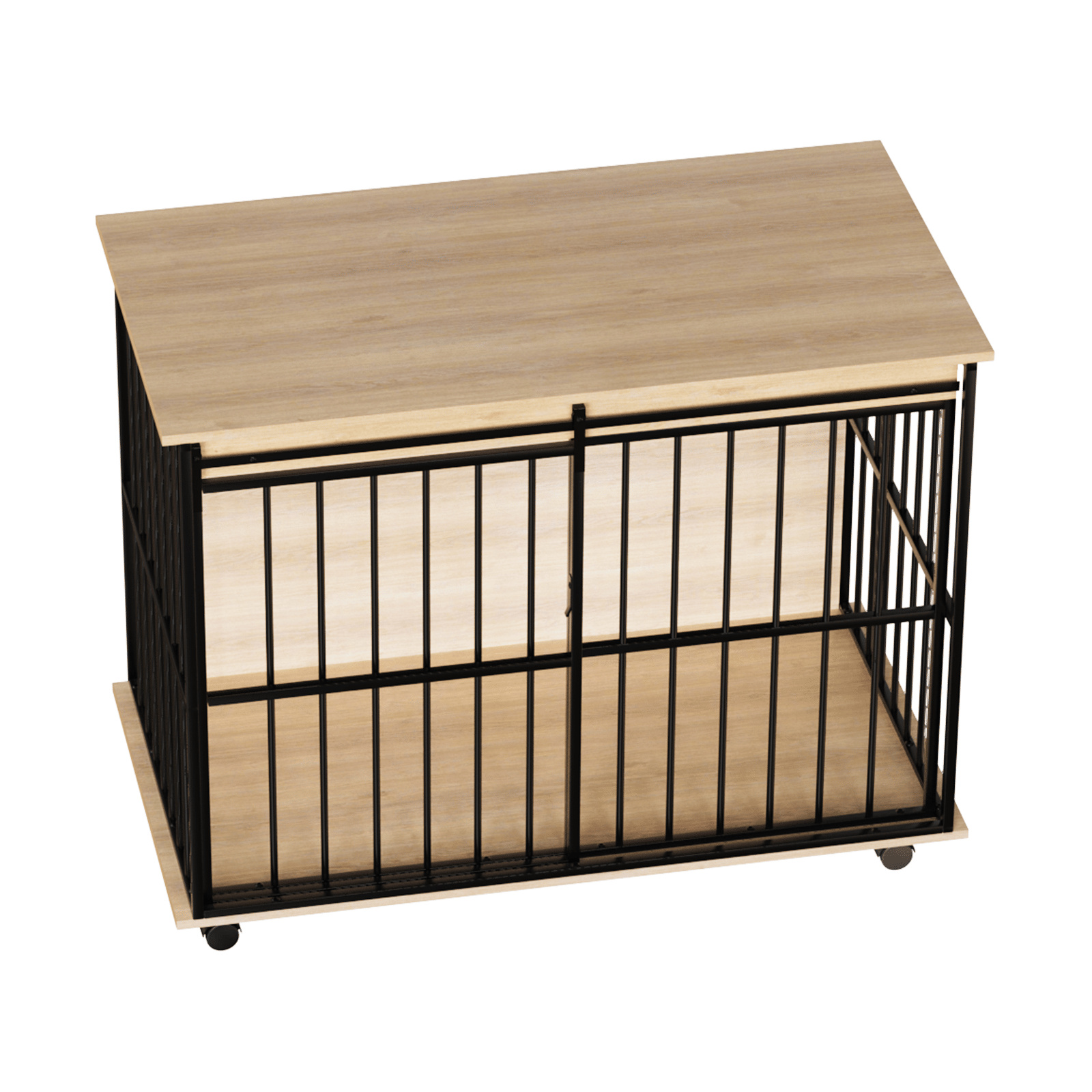 Spacious furniture-style Dog Crate Furniture for Large Breeds