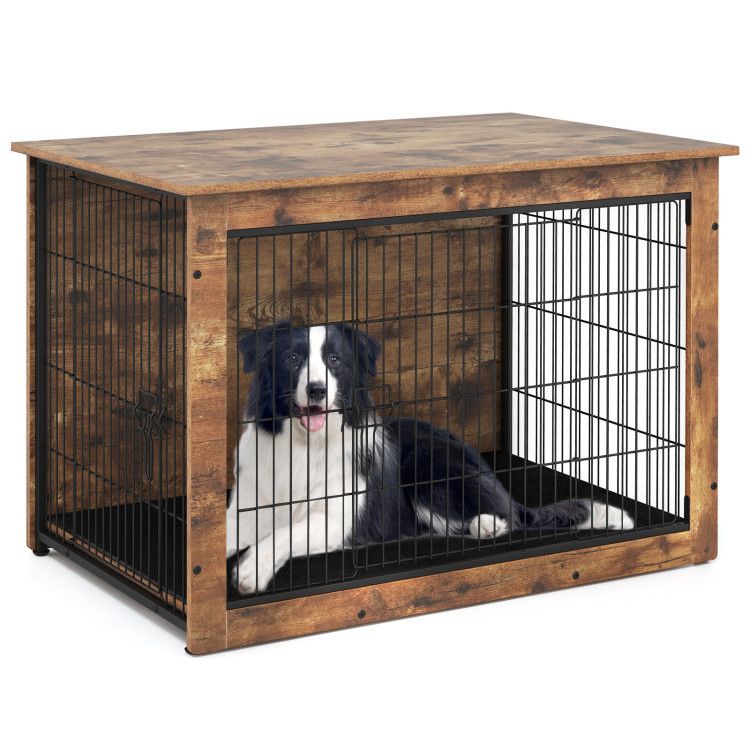 Stylish Dog Crate Furniture: A Cozy Home & Elegant Side Table in One