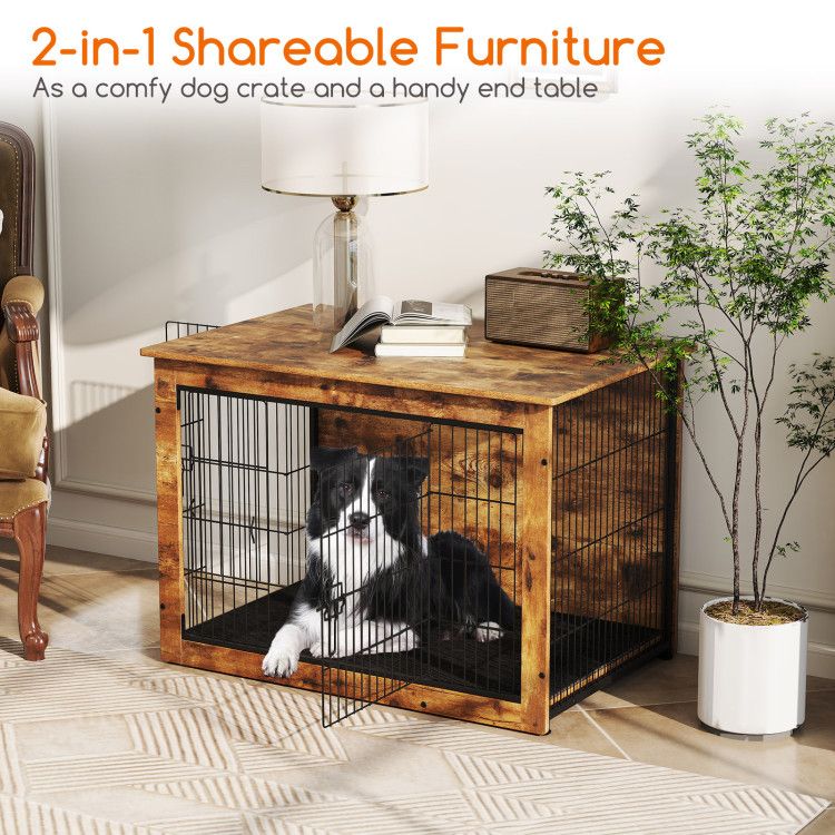 Stylish Dog Crate Furniture: A Cozy Home & Elegant Side Table in One