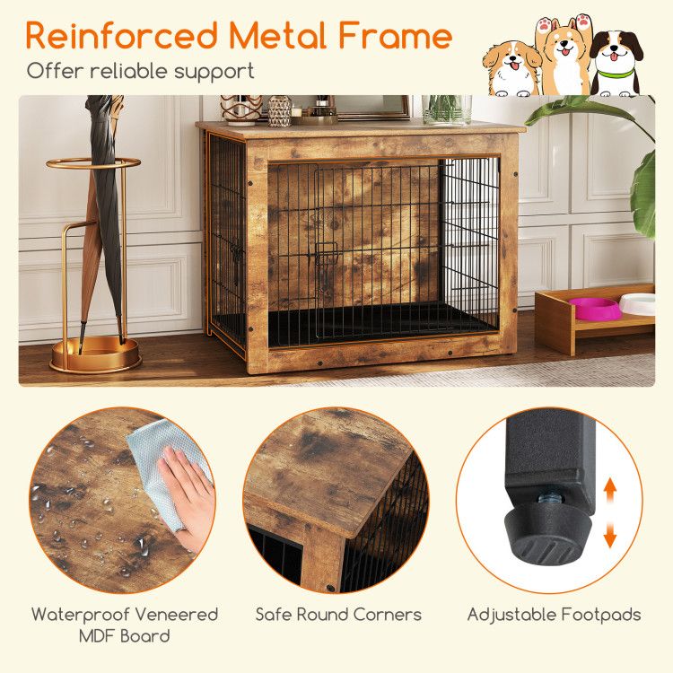 Stylish Dog Crate Furniture: A Cozy Home & Elegant Side Table in One