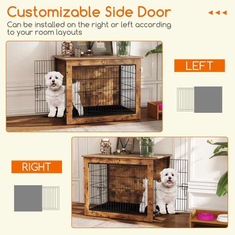 Stylish Dog Crate Furniture: A Cozy Home & Elegant Side Table in One
