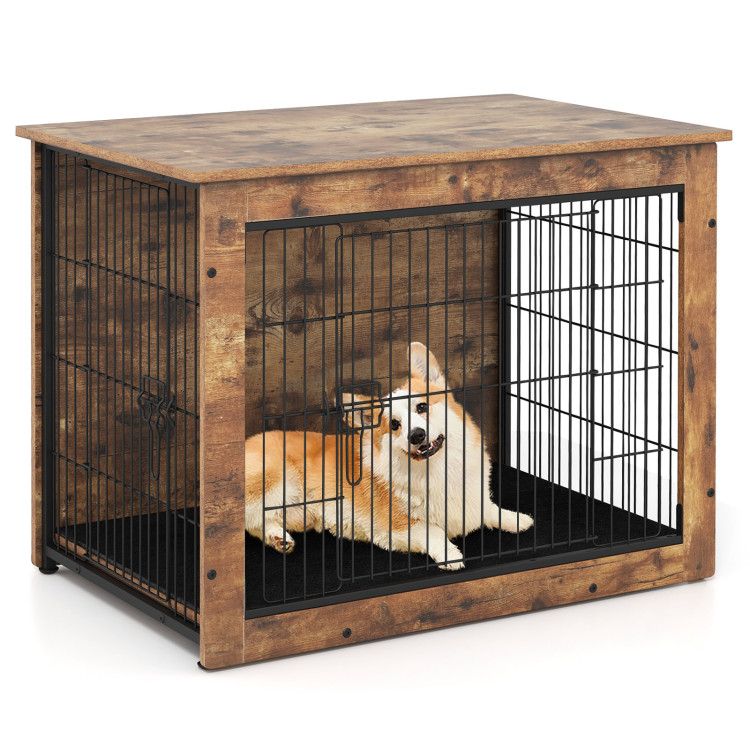 Stylish Dog Crate Furniture: A Cozy Home & Elegant Side Table in One