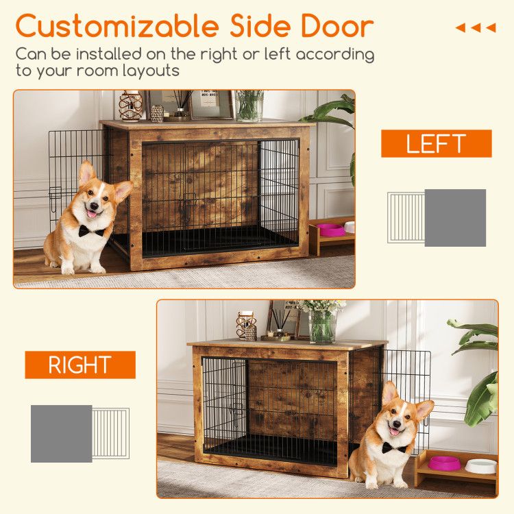 Stylish Dog Crate Furniture: A Cozy Home & Elegant Side Table in One