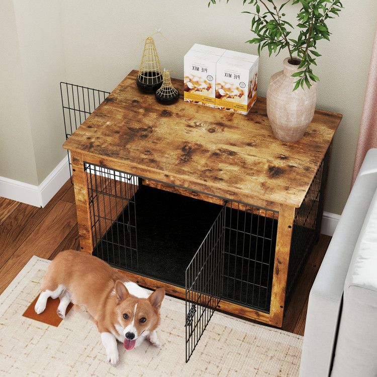 Stylish Dog Crate Furniture: A Cozy Home & Elegant Side Table in One