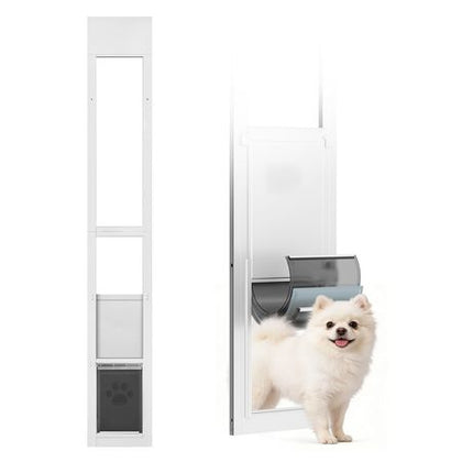No-Drill Sliding Glass Dog Door – Adjustable, Lockable, and Built for Daily Use