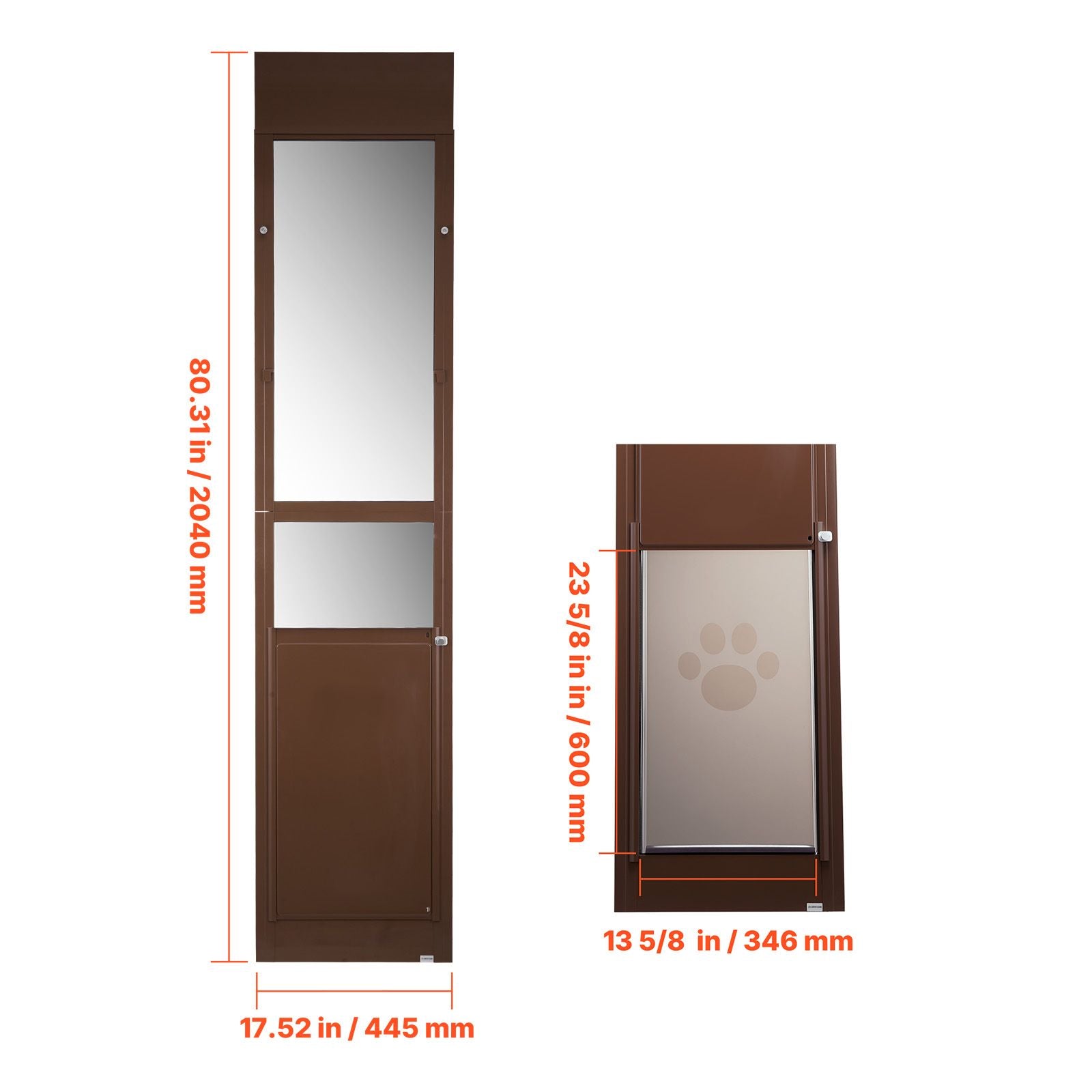 Give Your Large Pet Freedom with This Sliding Glass Dog Door
