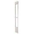 Dog Door for Sliding Glass Door, 91 to 96 in Adjustable Height, Aluminum Alloy Frame with Metal Rotating Hinges, Lock Design, 8 1/4 x 12 1/4 in Flap, Sliding Glass Pet Door for Renters