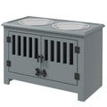 Elevate Your Dog's Mealtime with a Stylish Storage Cabinet & Feeding Station
