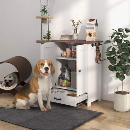 Keep Your Dog's Food Fresh & Organized with This Storage Cabinet