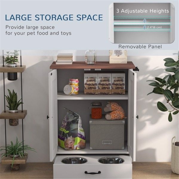 Keep Your Dog's Food Fresh & Organized with This Storage Cabinet