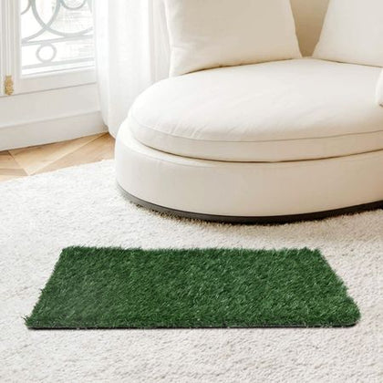 Realistic Dog Grass Mat for Indoor Potty Training – 2-Pack Replacement Pads