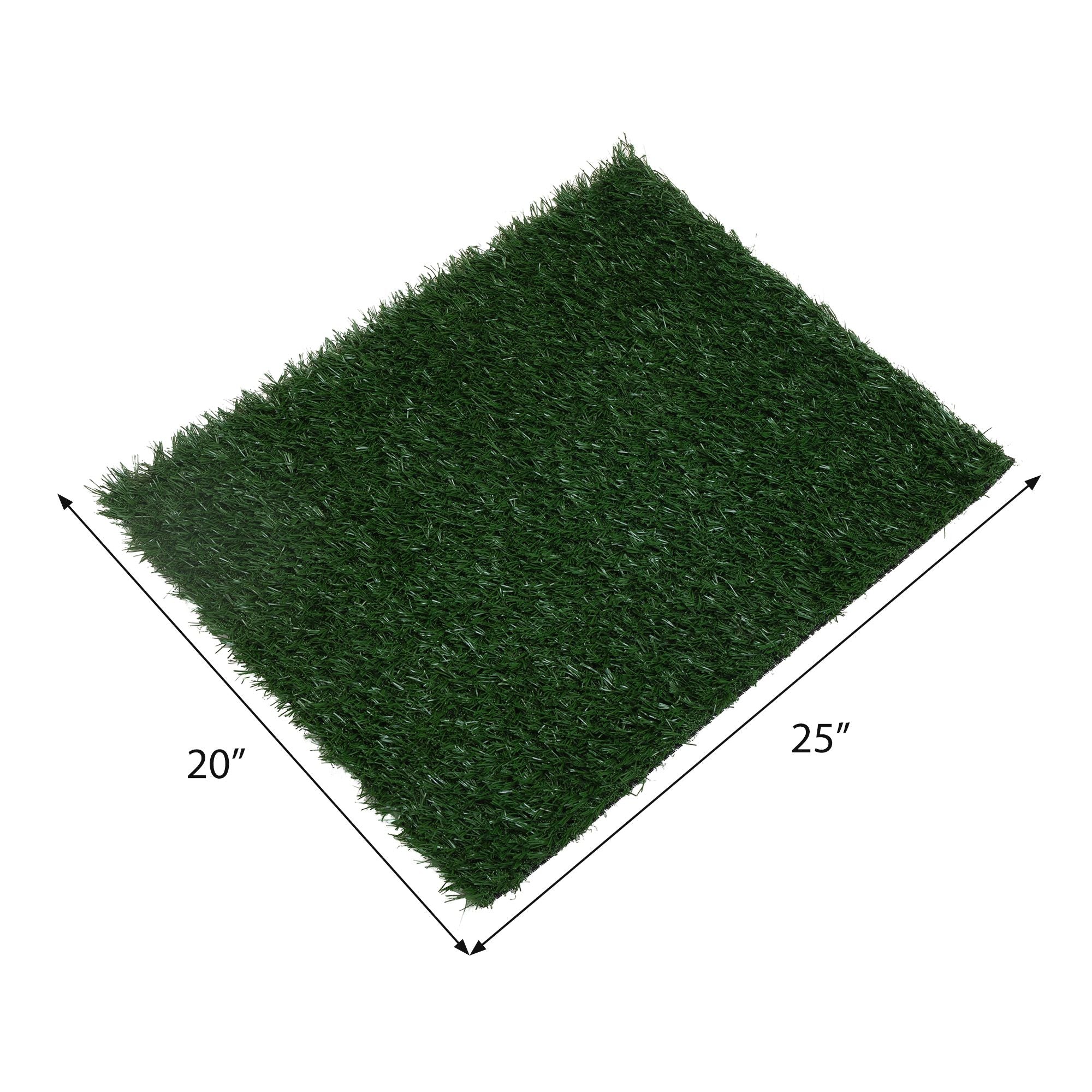 Realistic Dog Grass Mat for Indoor Potty Training – 2-Pack Replacement Pads