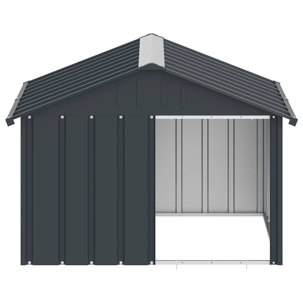 Dog House Anthracite 45.9"x40.6"x32.1" Galvanized Steel