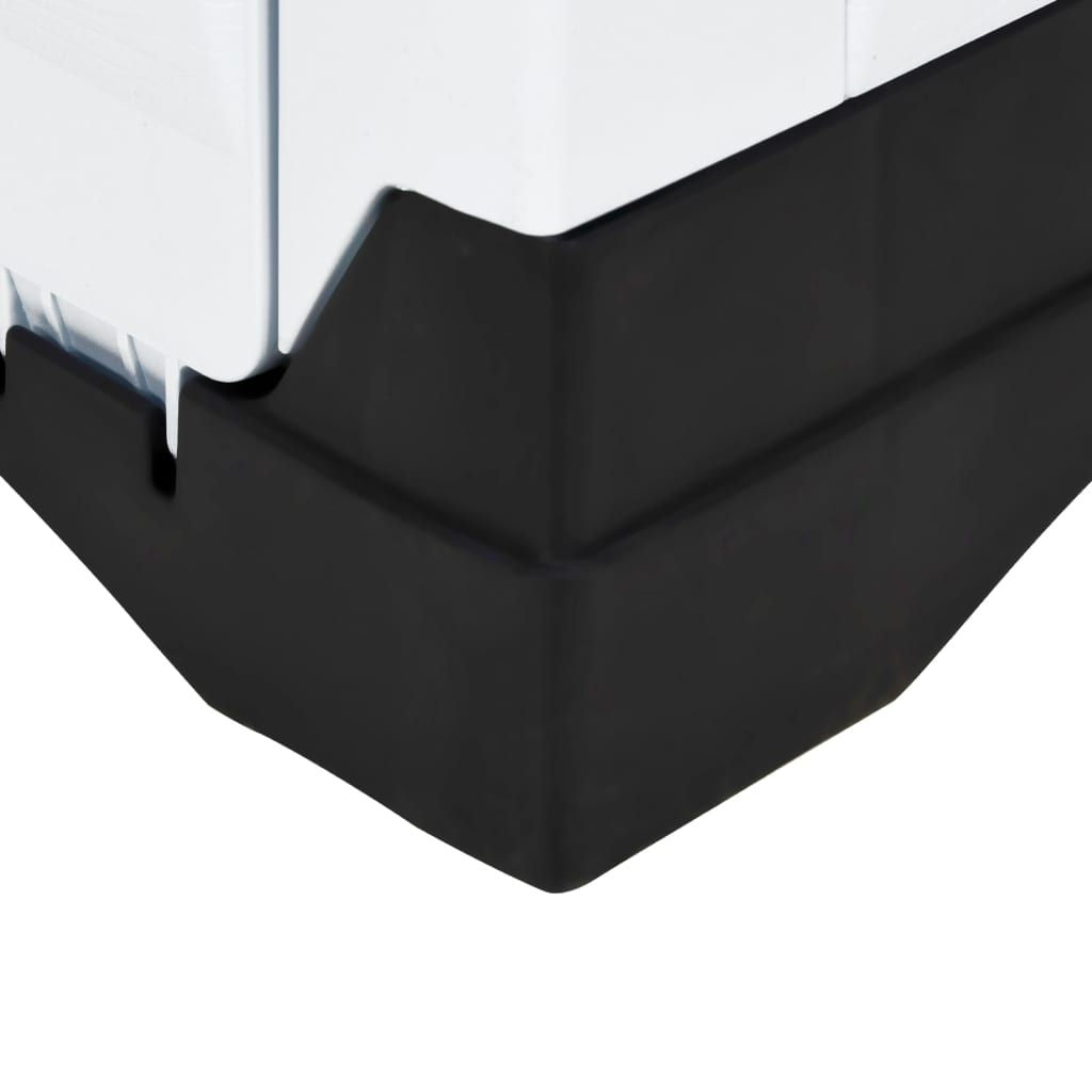 Dog House Blue, White, Black Polypropylene 35.6 x 26.8 x 26.0 in