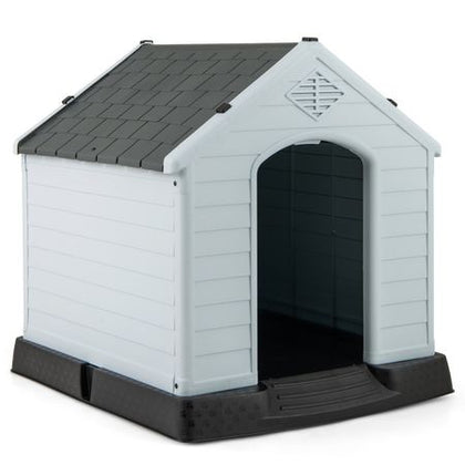 Give Your Small Dog a Cozy, Weatherproof Retreat with This Elevated Floor Dog House