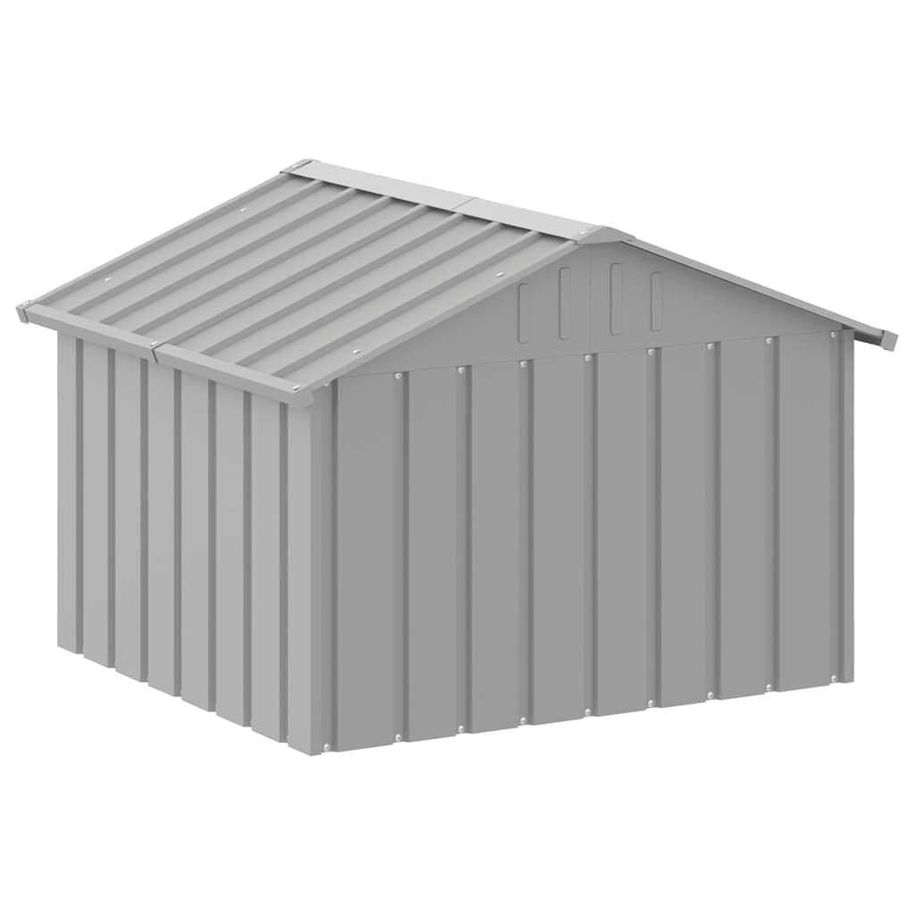 Dog House Gray 45.9"x40.6"x32.1" Galvanized Steel