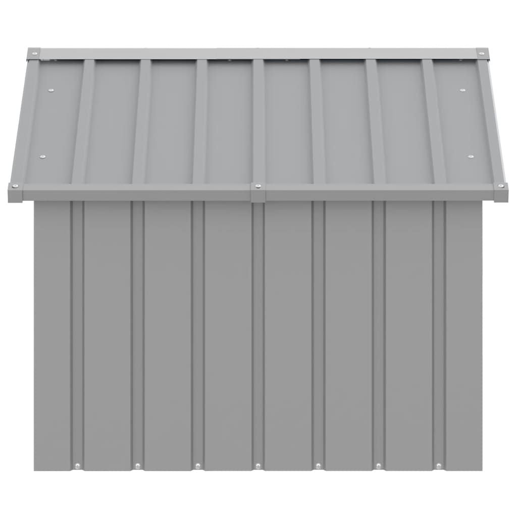 Dog House Gray 45.9"x40.6"x32.1" Galvanized Steel