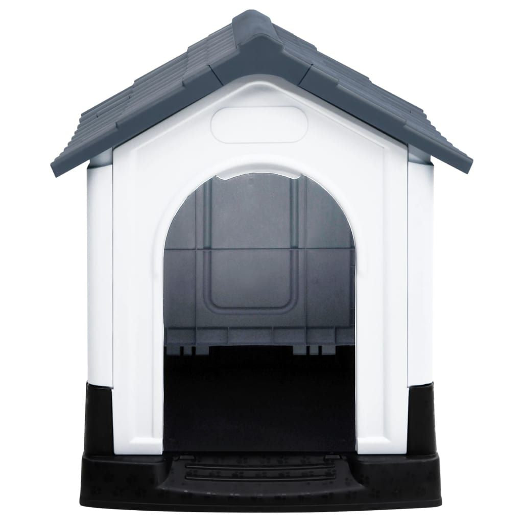 Dog House Grey 22.4x26.8x26.0" Polypropylene