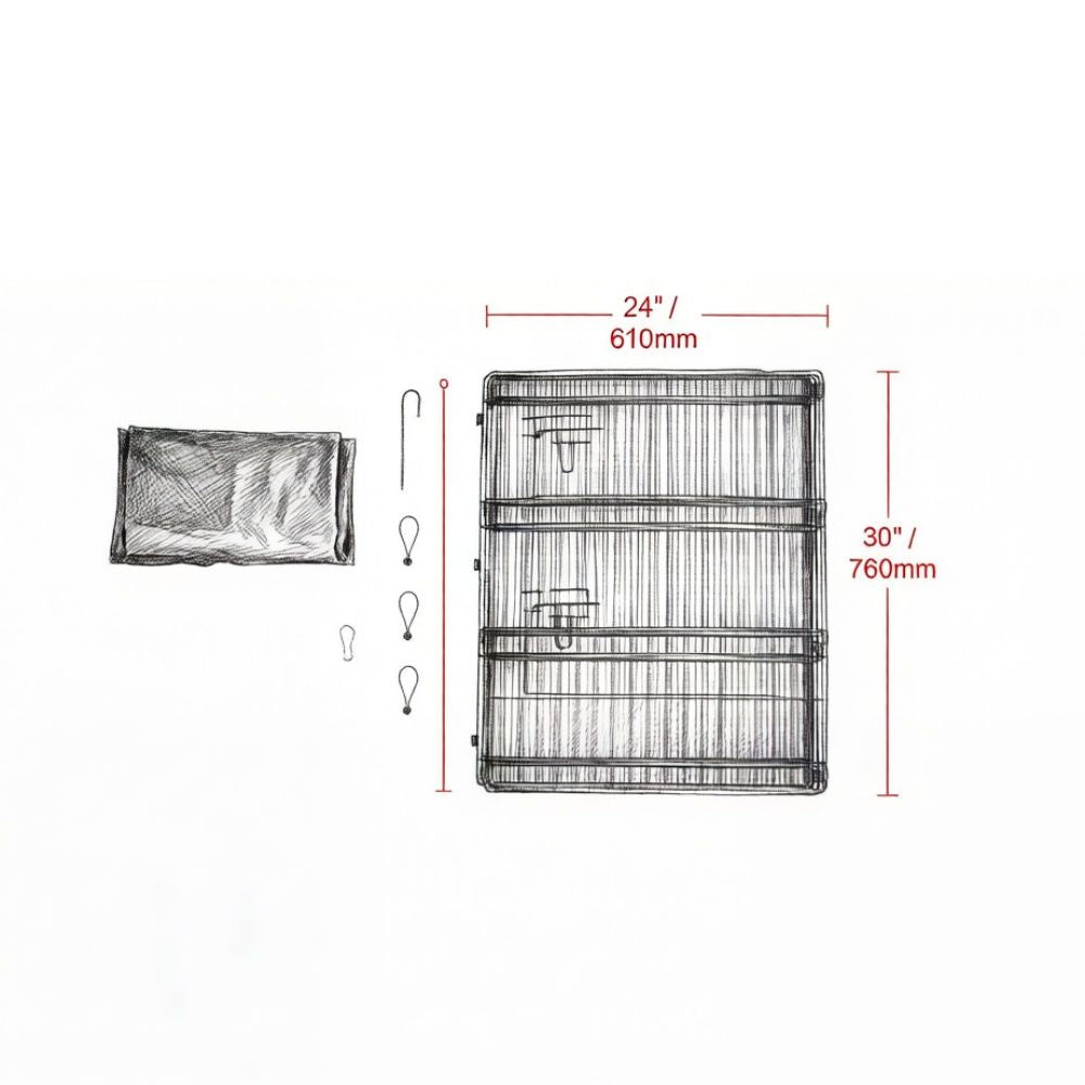 Versatile 8-Panel Dog Playpen: Easy Setup, Indoor & Outdoor Use