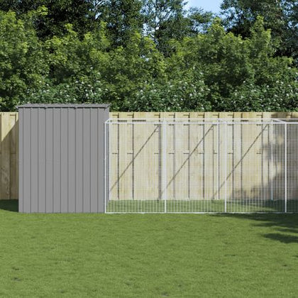 Sturdy Galvanized structured Dog Kennel with Run for Play & Exercise