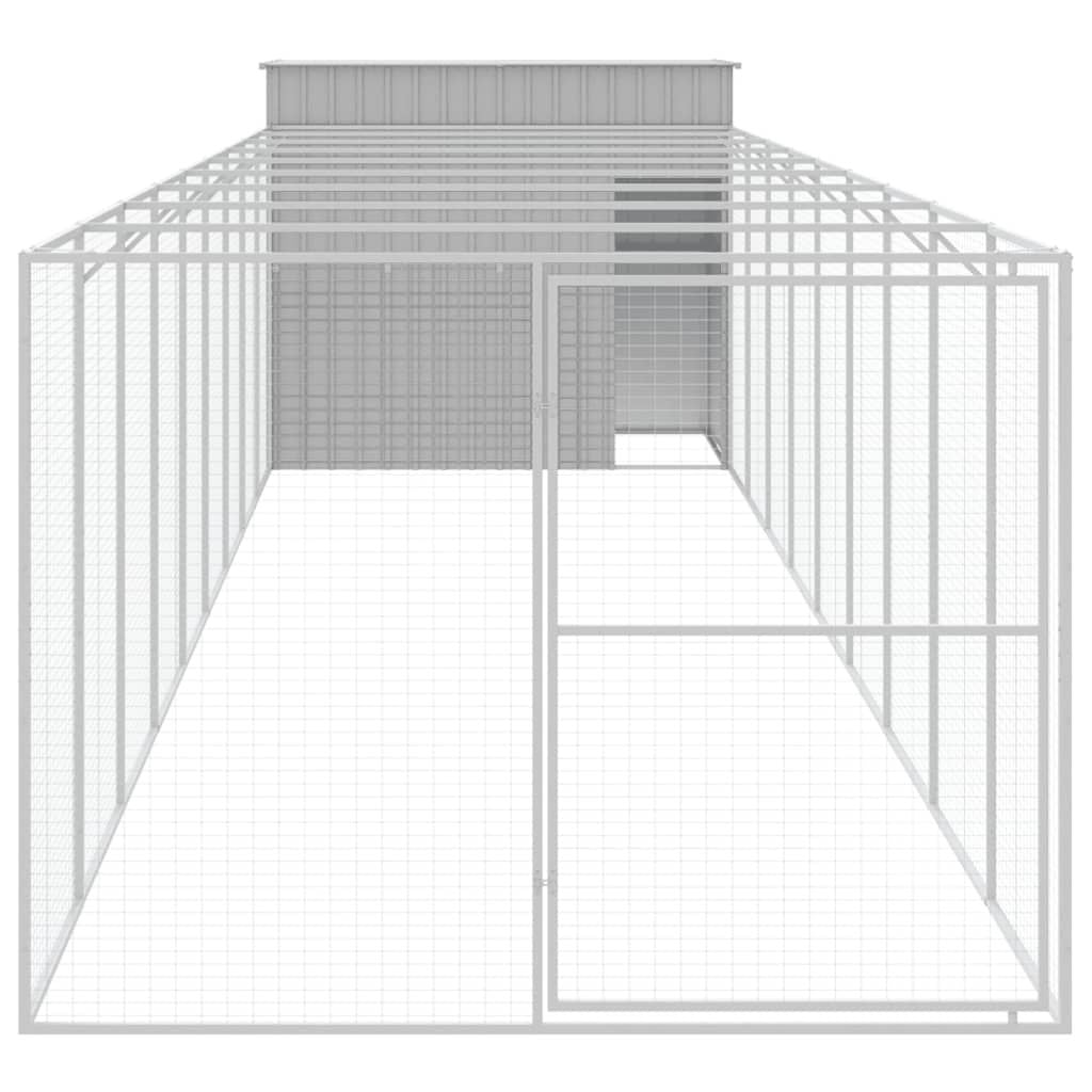 Sturdy Galvanized structured Dog Kennel with Run for Play & Exercise