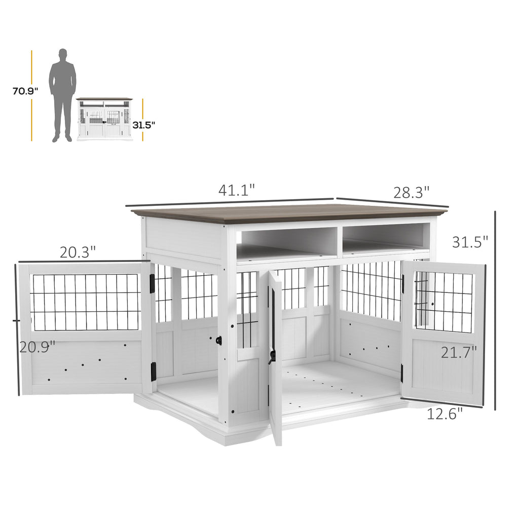 Stylish Dog Crate Furniture: Side Table & Cozy Den in One