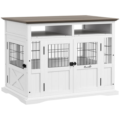 Stylish Dog Crate Furniture: Side Table & Cozy Den in One