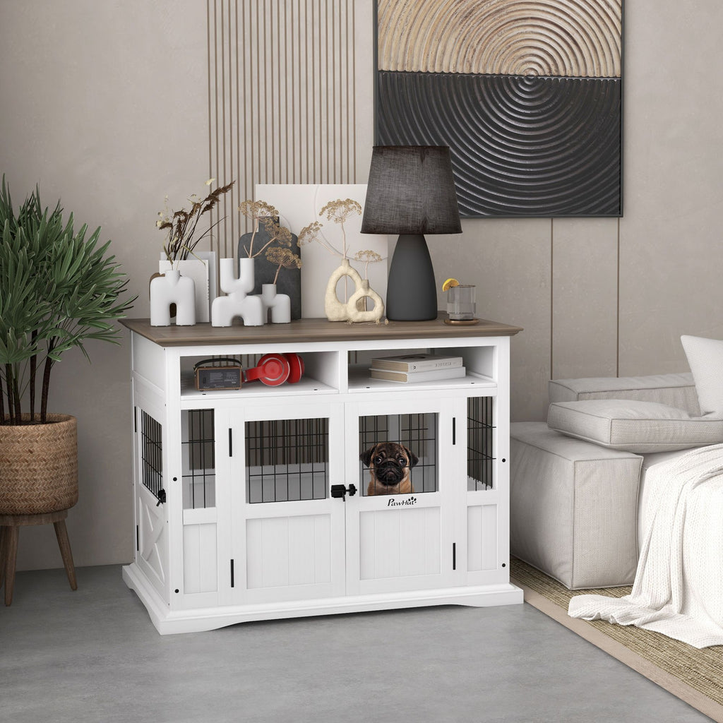 Stylish Dog Crate Furniture: Side Table & Cozy Den in One