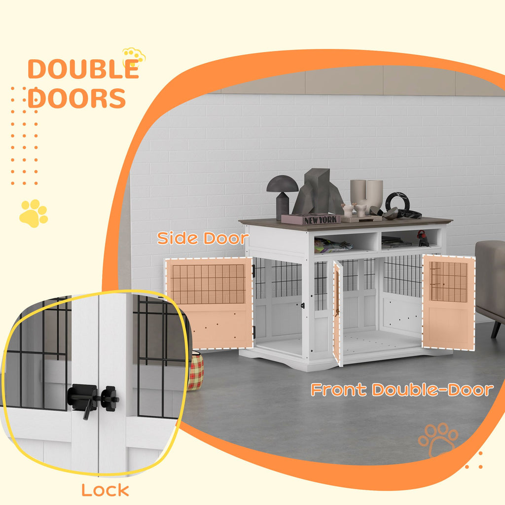 Stylish Dog Crate Furniture: Side Table & Cozy Den in One