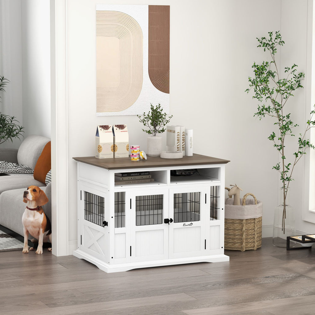 Stylish Dog Crate Furniture: Side Table & Cozy Den in One