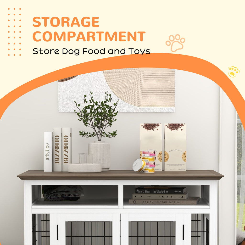 Stylish Dog Crate Furniture: Side Table & Cozy Den in One