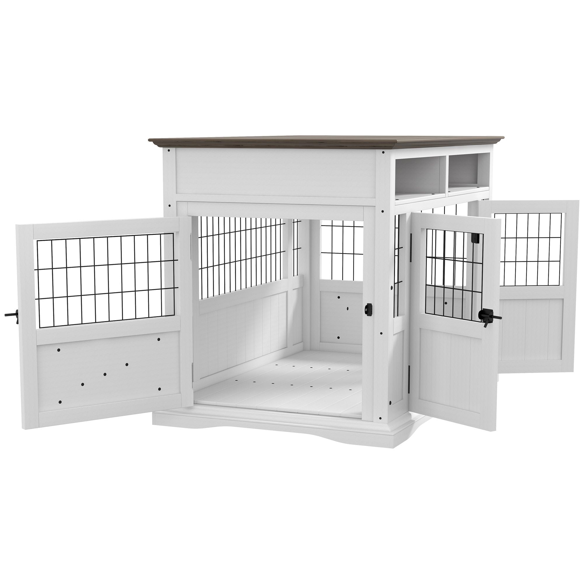 Stylish Dog Crate Furniture: Side Table & Cozy Den in One
