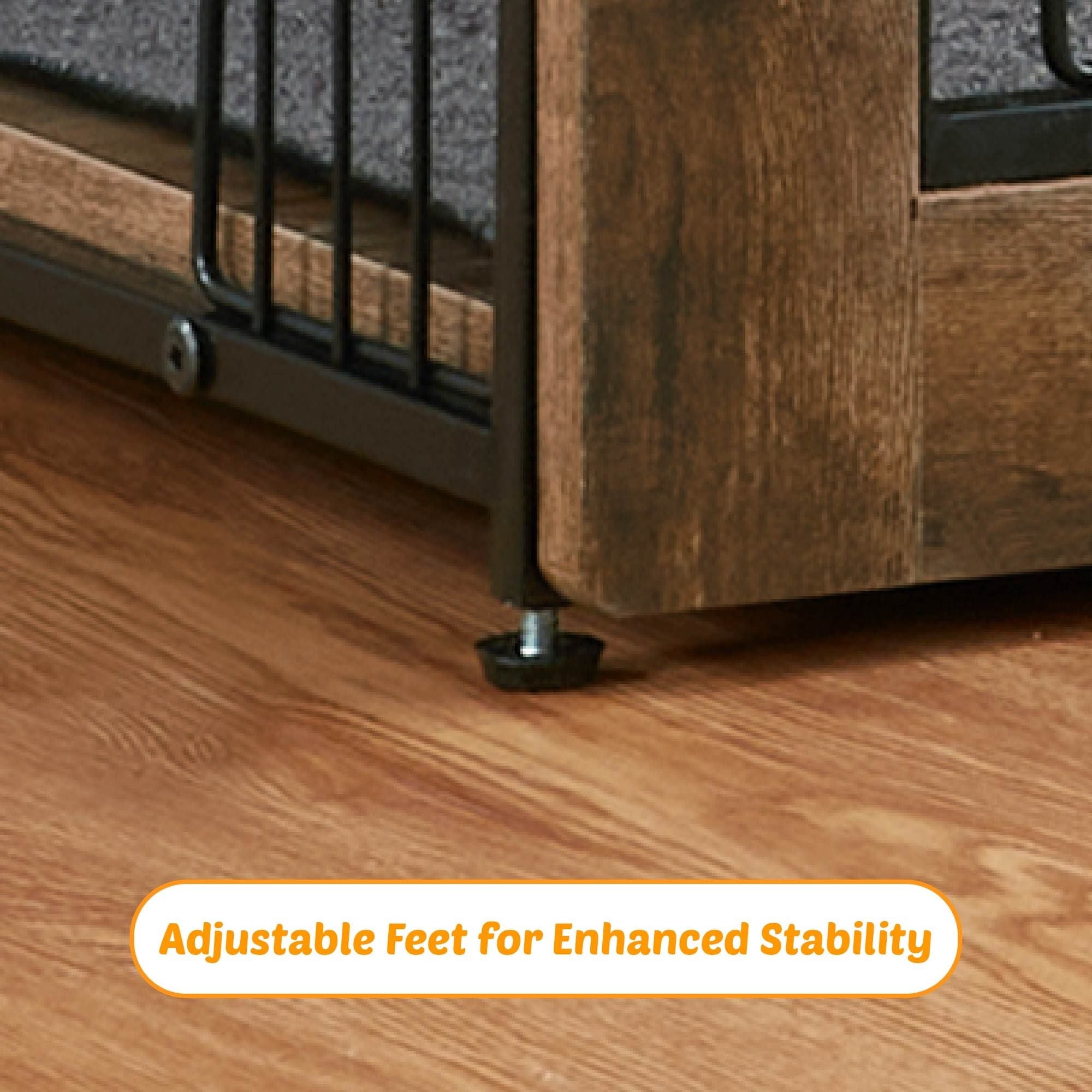 Stylish Wooden Dog Crate End Table – A Cozy Den & Furniture in One