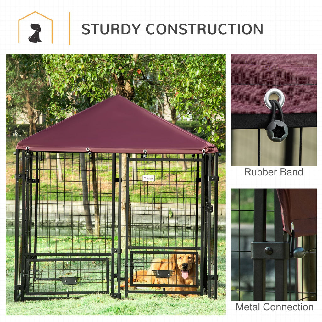Give Your Dog a Secure Outdoor Play Space with This Spacious Kennel