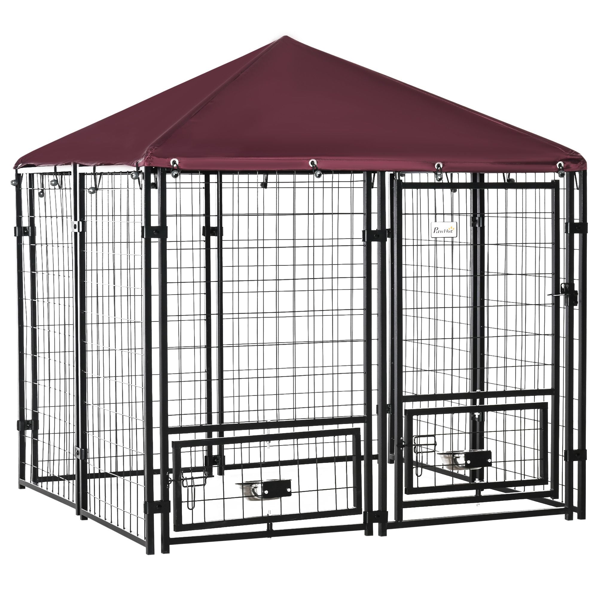 Give Your Dog a Secure Outdoor Play Space with This Spacious Kennel