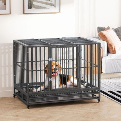 Dog Kennel, Welded Wire Heavy Duty Dog Run, Dog Kennel Outside