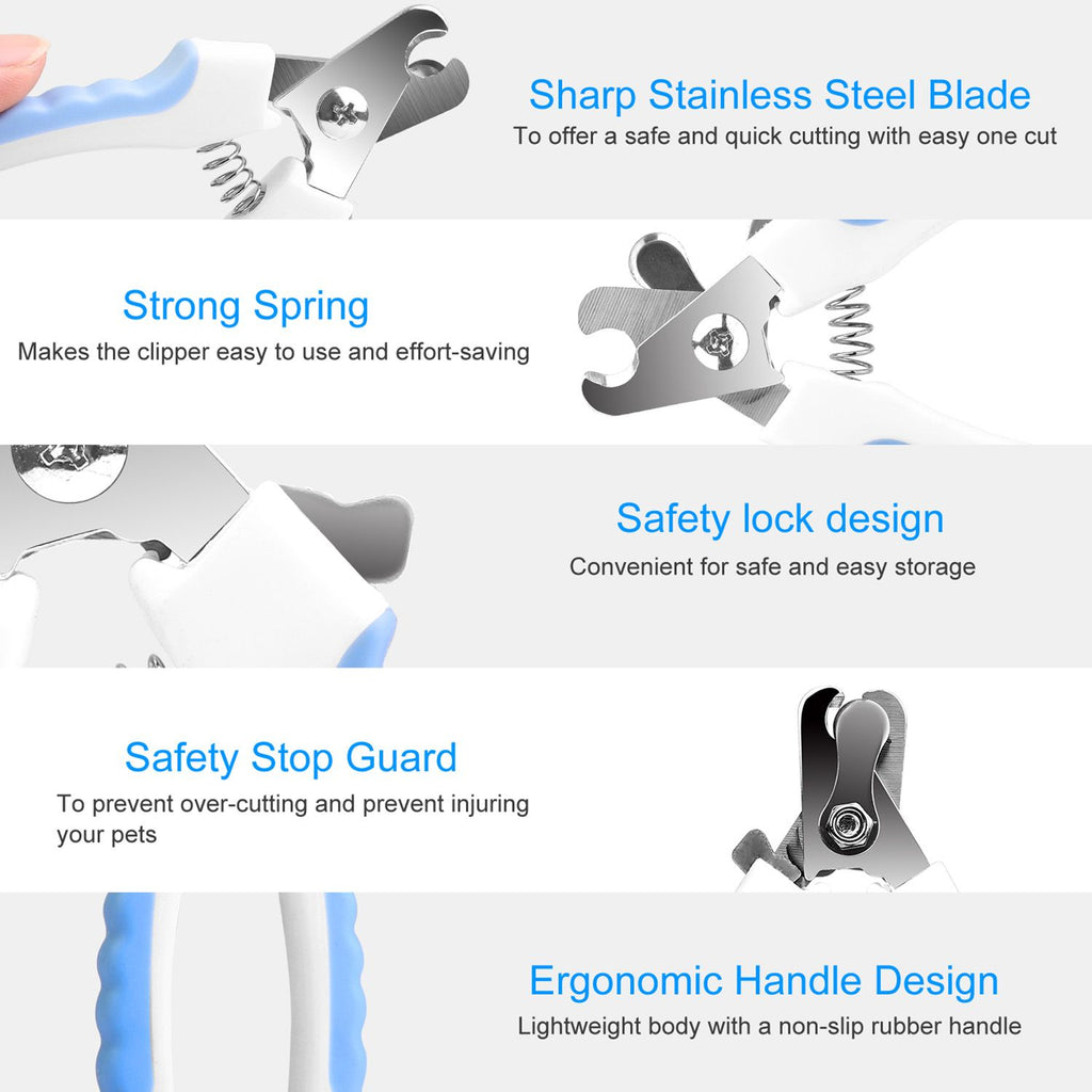 Sharp Stainless structured Dog Nail Clippers for Large Dogs