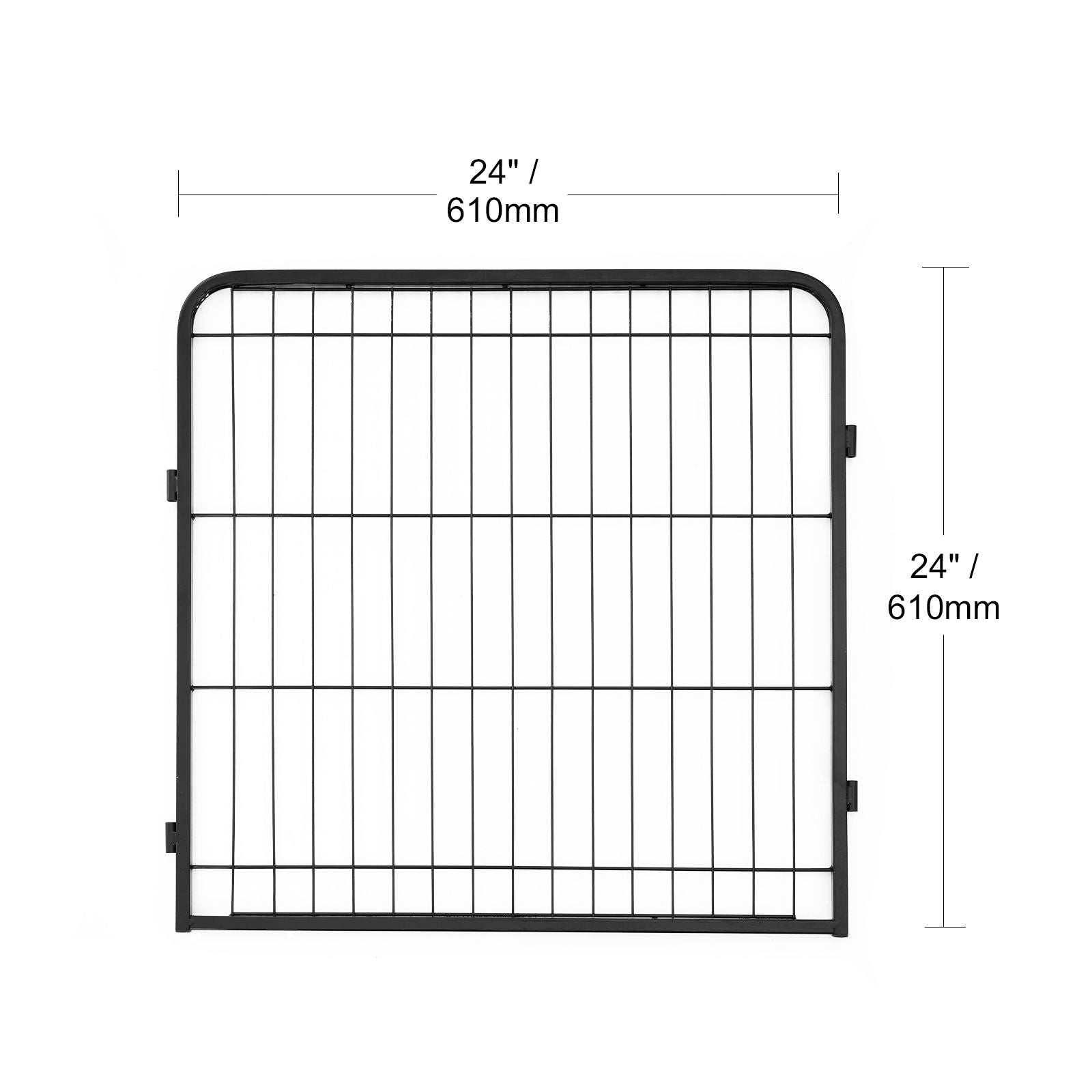 Foldable structured Dog Playpen with Top Cover & Ground Mat