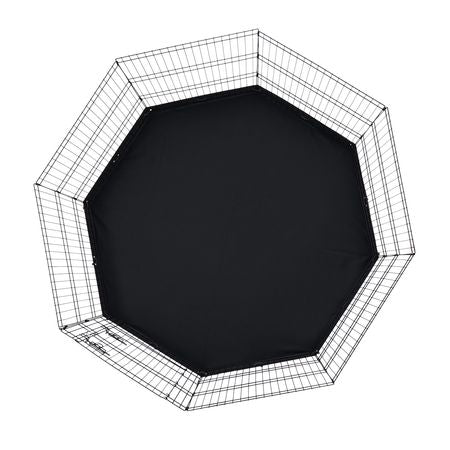 Dog Playpen, 8 Pcs 30"H x 24"W Panels Foldable Metal Pet Exercise Pen, Dog Fence Indoor and Outdoor Pen with Door – image 1