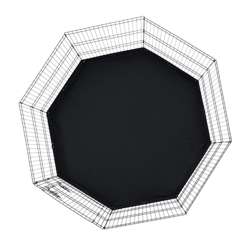 Dog Playpen, 8 Pcs 30"H x 24"W Panels Foldable Metal Pet Exercise Pen, Dog Fence Indoor and Outdoor Pen with Door – image 2