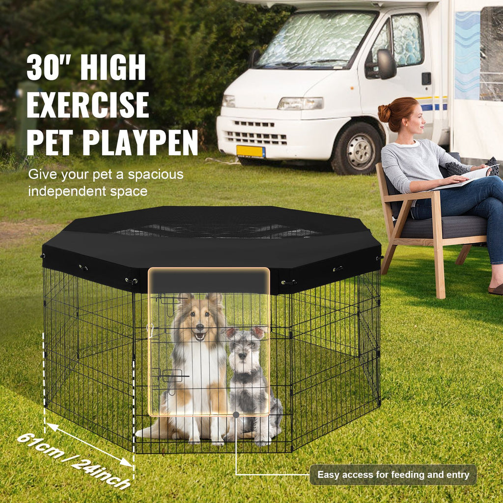 Versatile Foldable structured Dog Playpen for Indoor & Outdoor Use