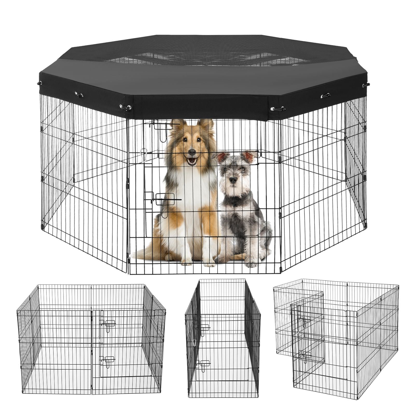 Versatile Foldable structured Dog Playpen for Indoor & Outdoor Use