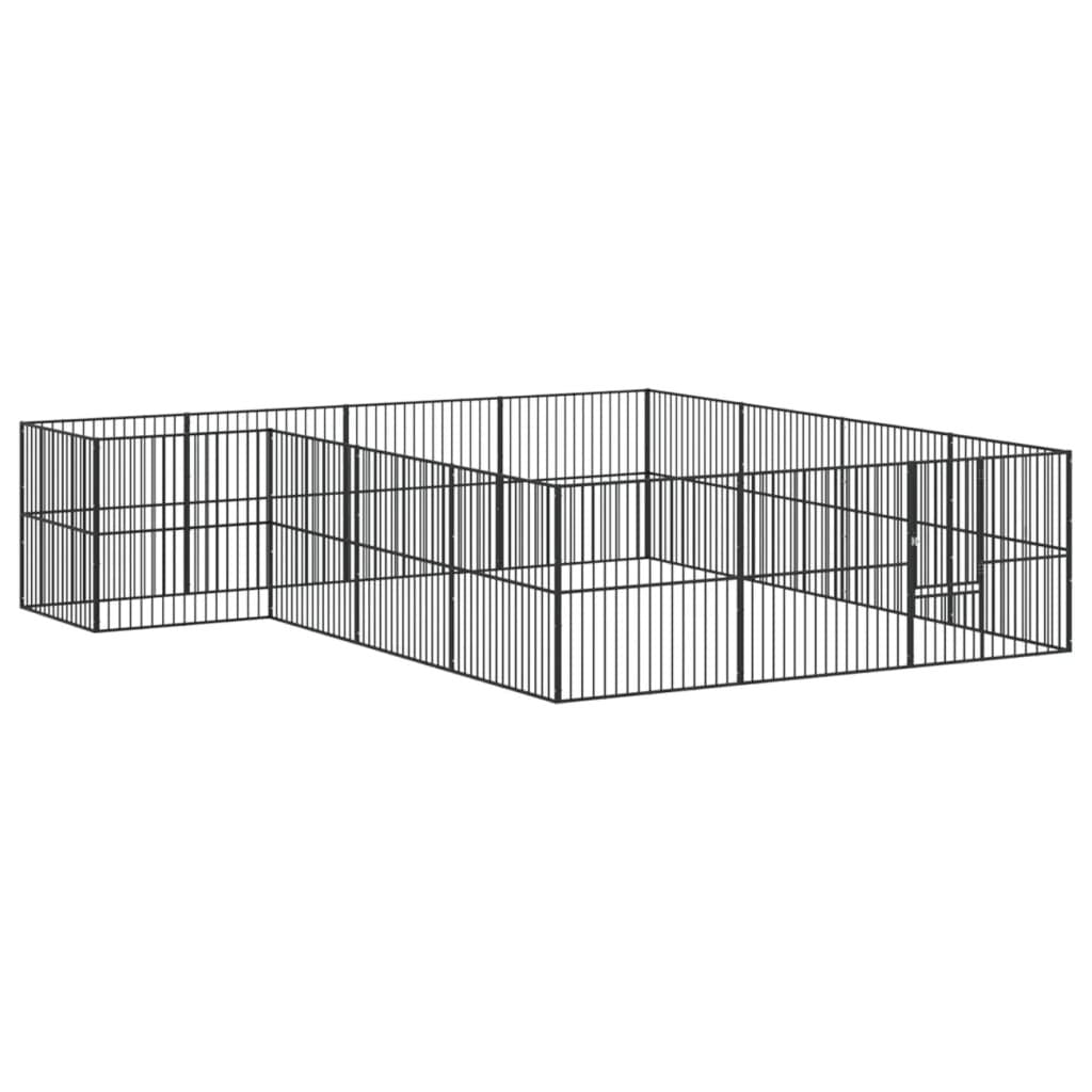 Large Galvanized structured Dog Playpen - everyday & Spacious